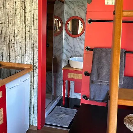 Tiny Haus Roter Wagen Chalet